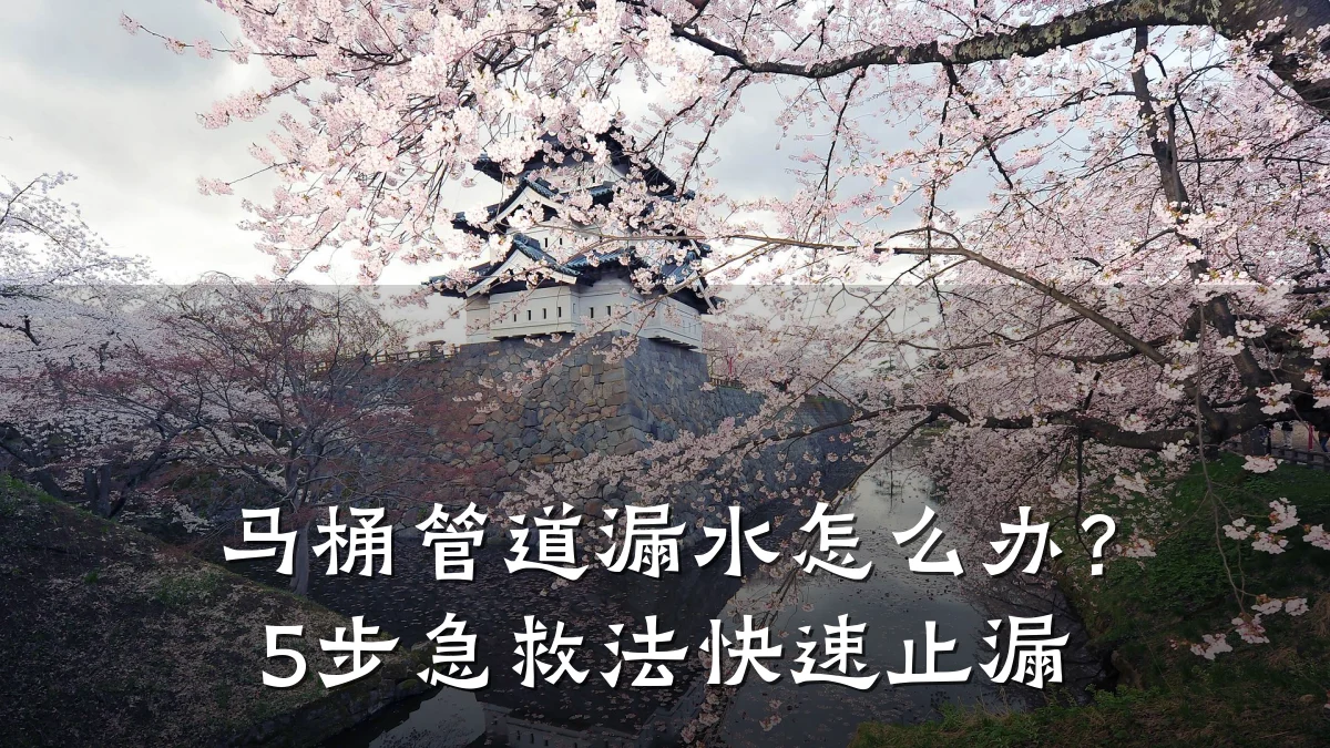 马桶管道漏水怎么办?5步急救法快速止漏