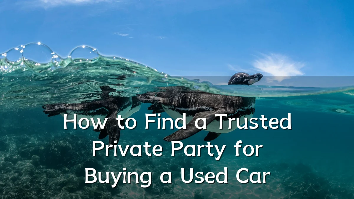 How to Find a Trusted Private Party for Buying a Used Car