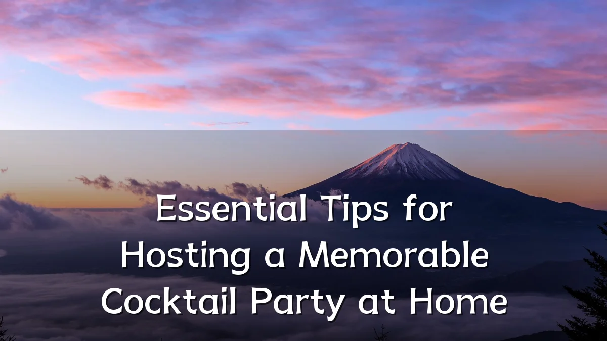 Essential Tips for Hosting a Memorable Cocktail Party at Home