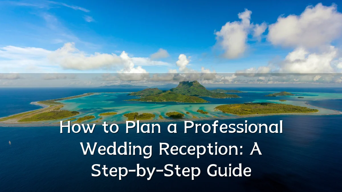 How to Plan a Professional Wedding Reception: A Step-by-Step Guide