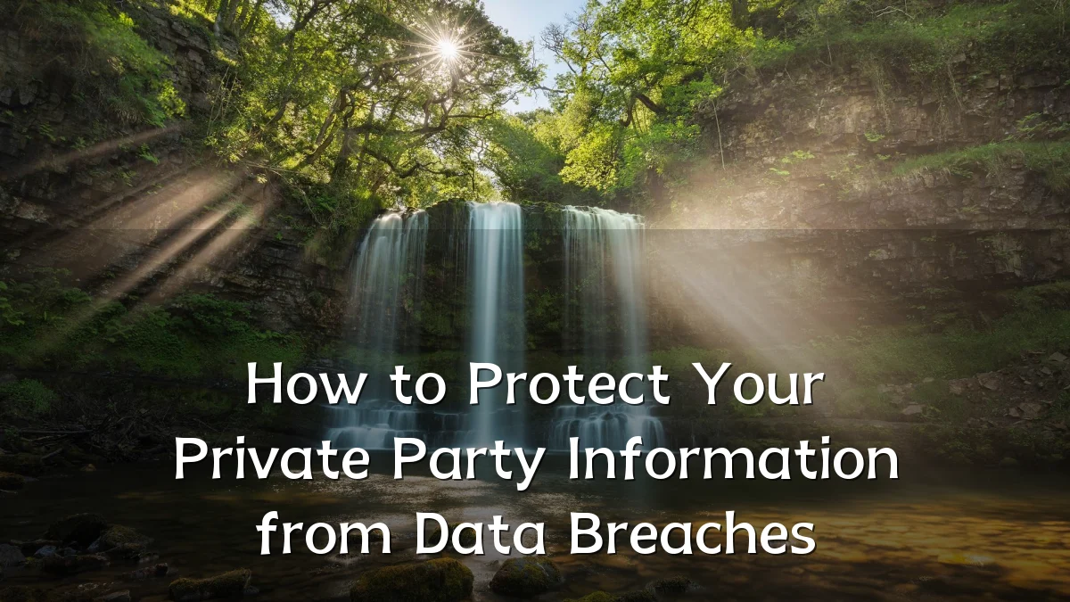 How to Protect Your Private Party Information from Data Breaches