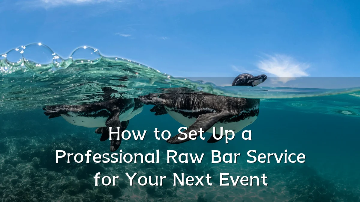 How to Set Up a Professional Raw Bar Service for Your Next Event