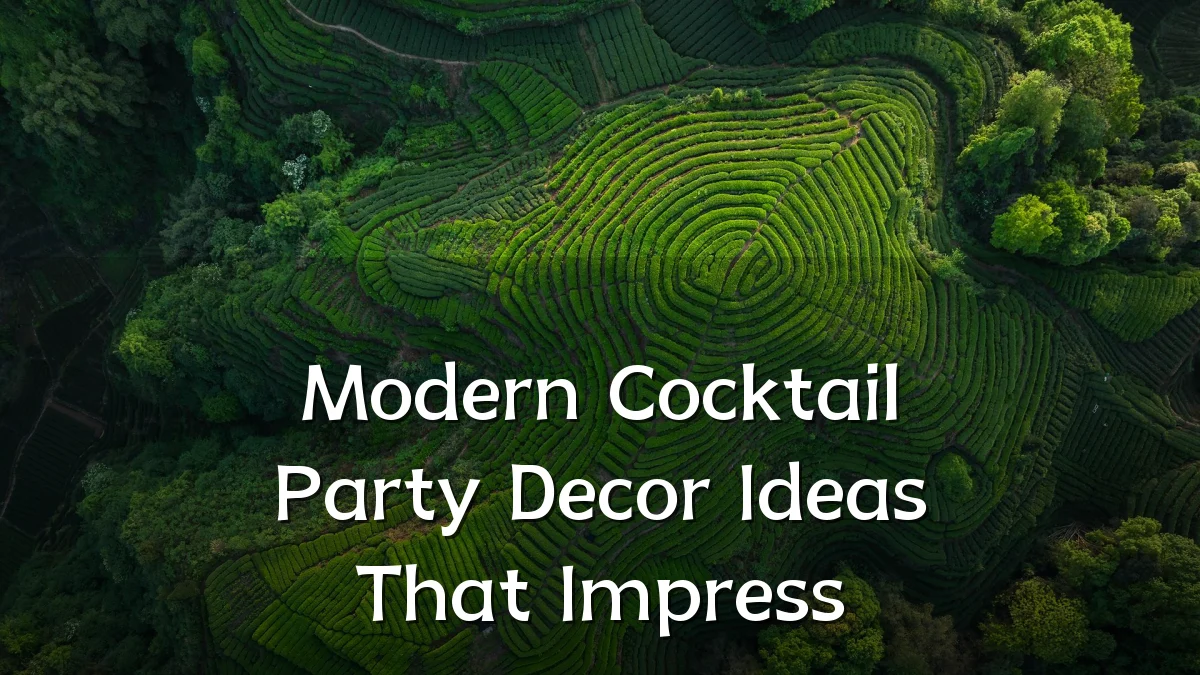 Modern Cocktail Party Decor Ideas That Impress