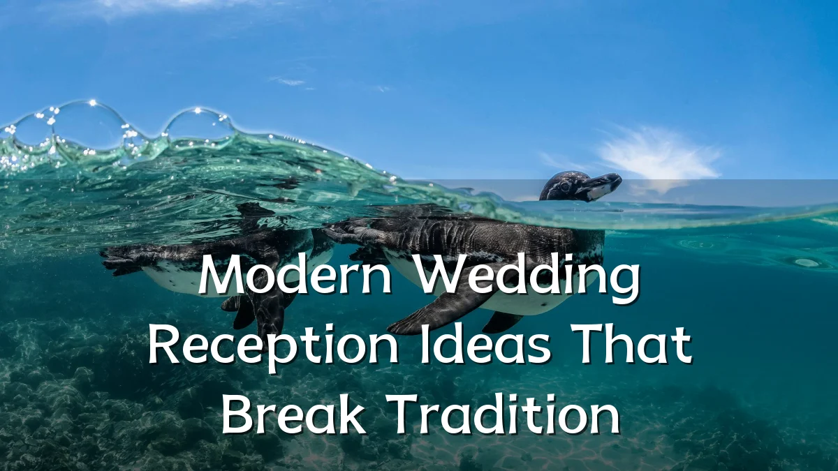 Modern Wedding Reception Ideas That Break Tradition
