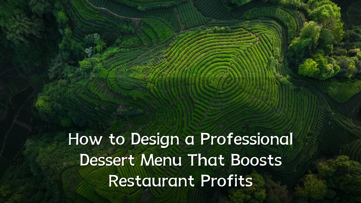 How to Design a Professional Dessert Menu That Boosts Restaurant Profits